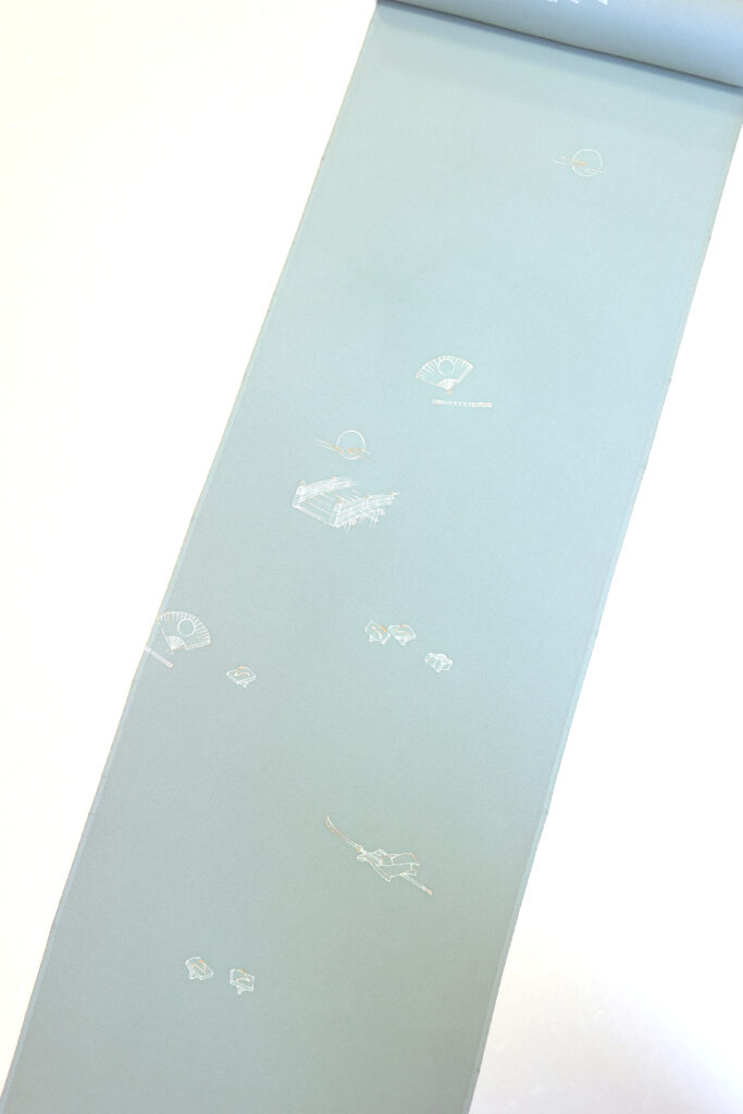 歌舞伎柄 付下げ