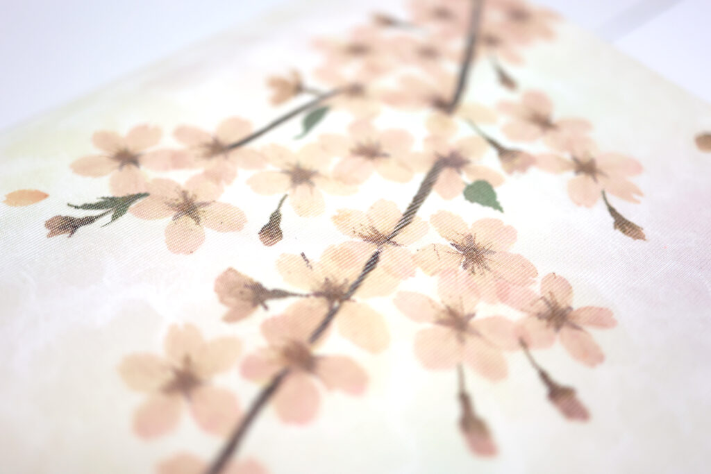 おし花の帯アップ